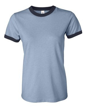 Bella + Canvas  Women's Heather Jersey Ringer Tee 6050 (Available in 4 Colors)