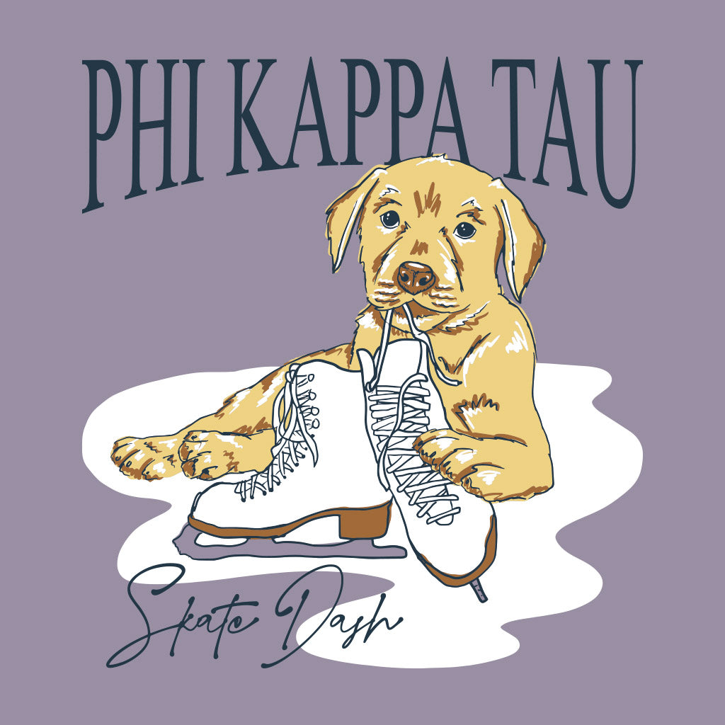 Ice Skater Puppy Design