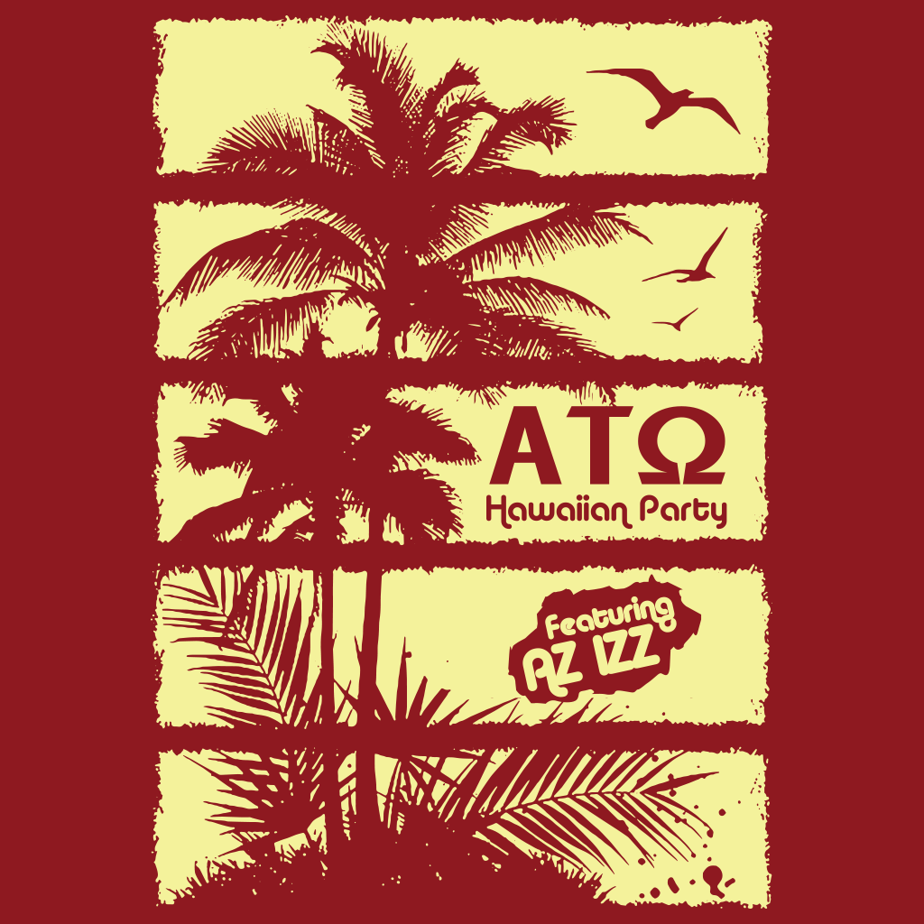Alpha Tau Omega Hawaiian Party Design