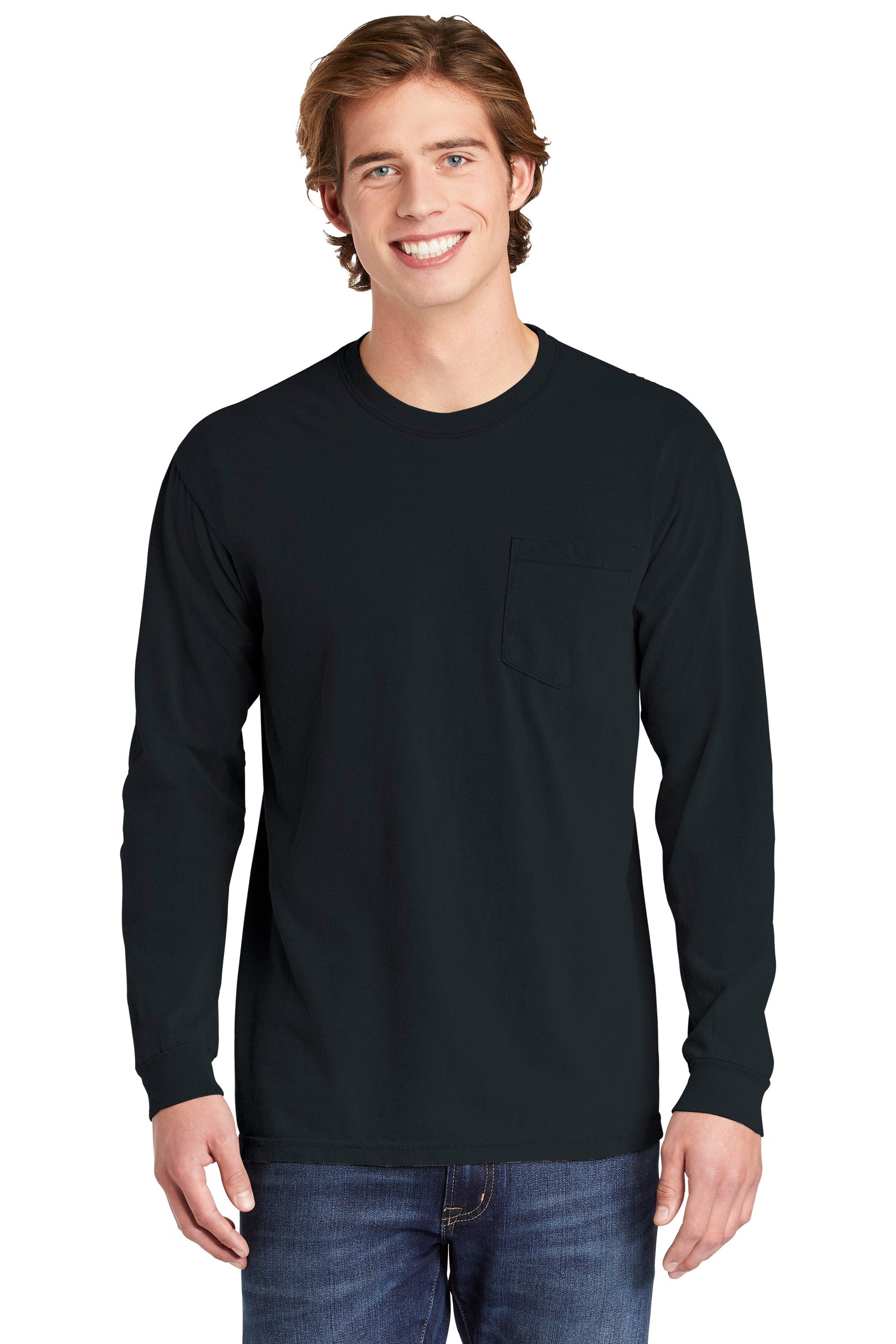 Comfort Colors ® Heavyweight Ring Spun Long Sleeve Pocket Tee