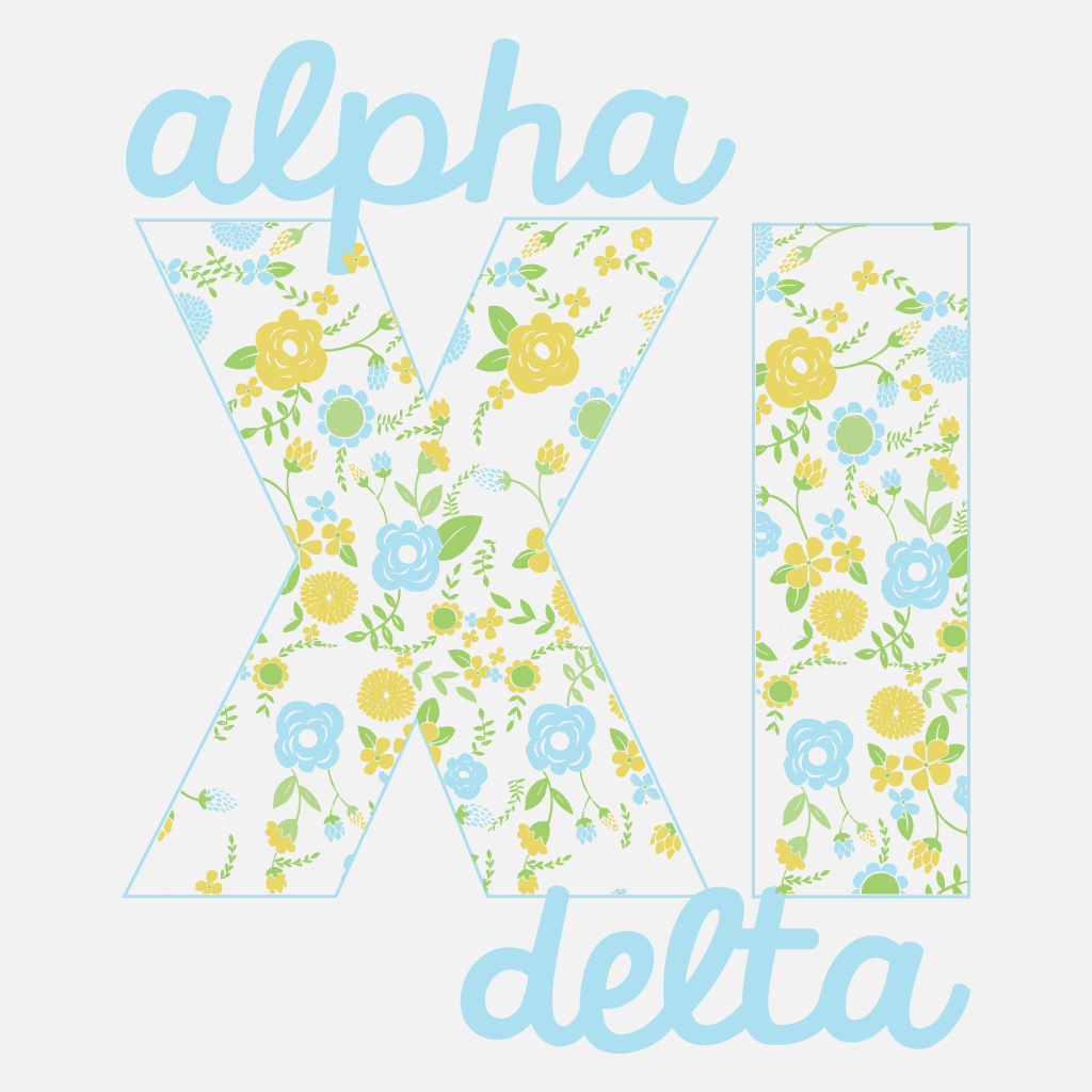 Alpha Xi Delta Bid Day Design