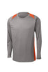 Sport-Tek® Long Sleeve Heather Colorblock Contender™ Tee