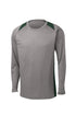 Sport-Tek® Long Sleeve Heather Colorblock Contender™ Tee