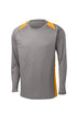 Sport-Tek® Long Sleeve Heather Colorblock Contender™ Tee