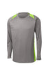 Sport-Tek® Long Sleeve Heather Colorblock Contender™ Tee