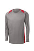 Sport-Tek® Long Sleeve Heather Colorblock Contender™ Tee
