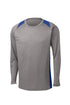 Sport-Tek® Long Sleeve Heather Colorblock Contender™ Tee
