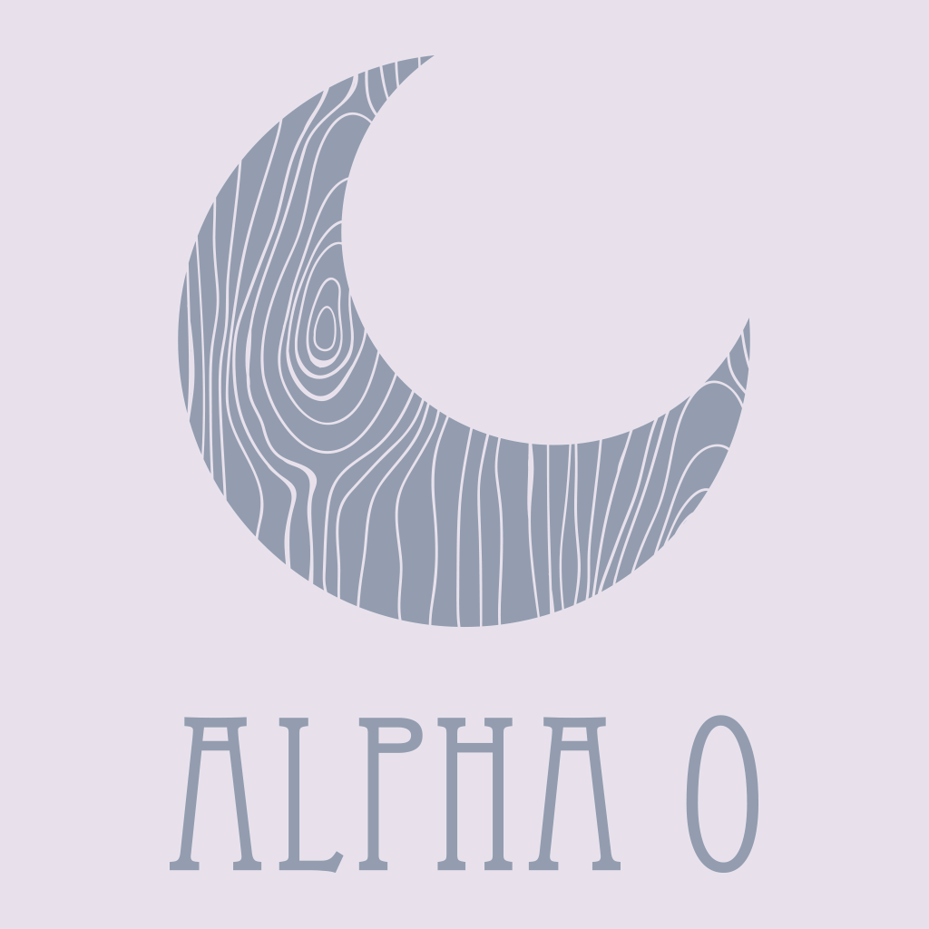 Alpha Omicron Pi Boho Moon Design