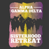 Alpha Gamma Delta Sisterhood Retreat Design