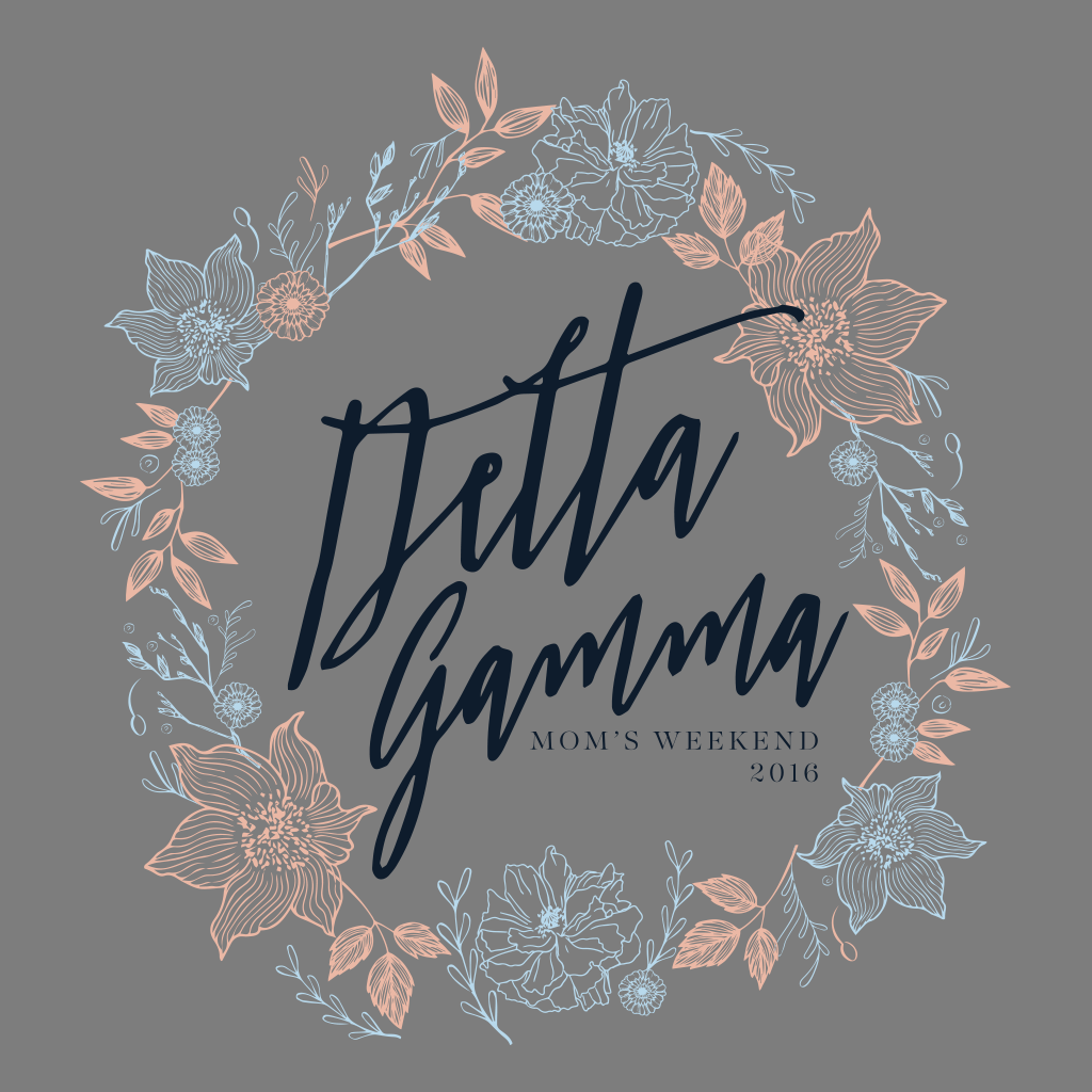 Delta Gamma Mom's Weekend Design