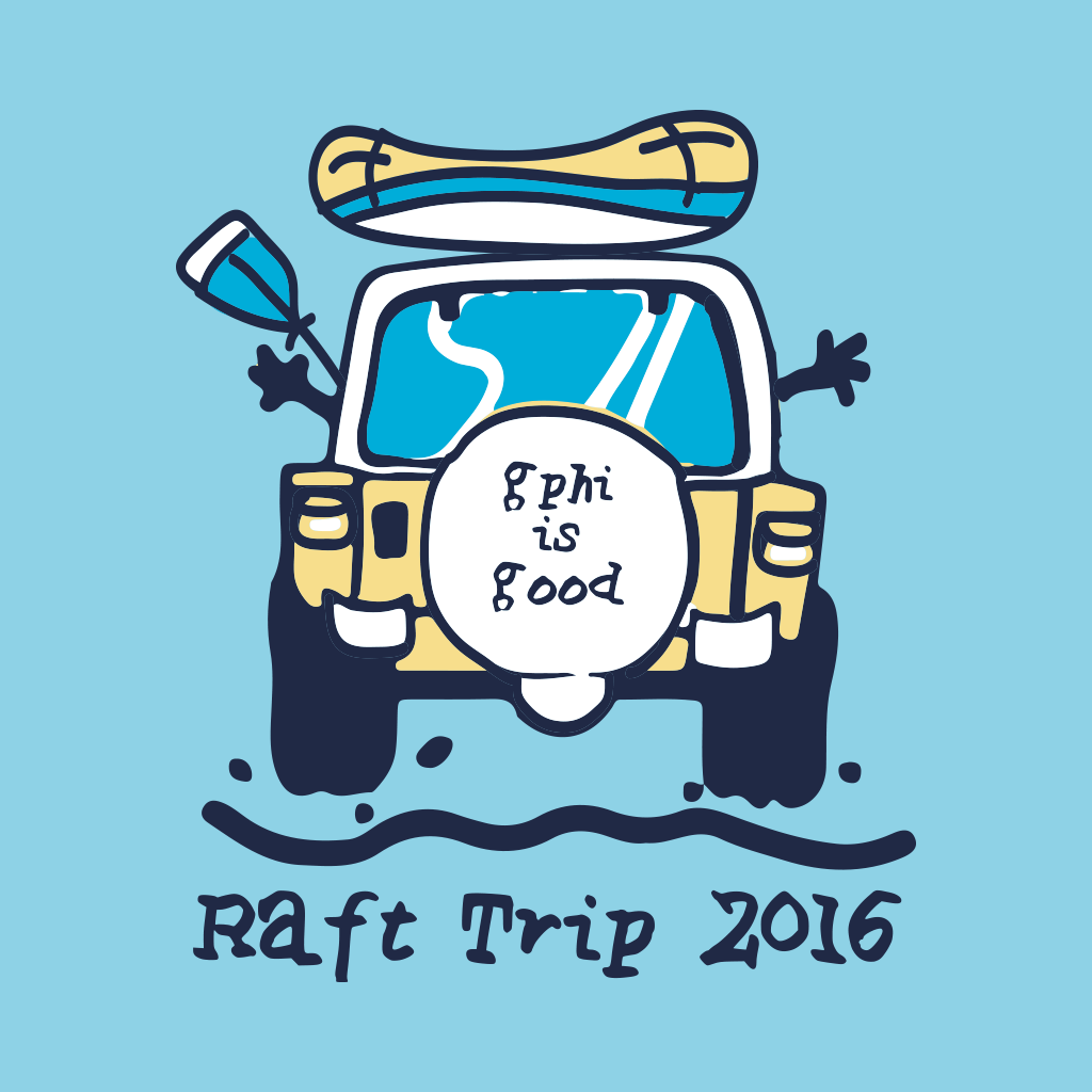 Gamma Phi Beta Raft Trip Design