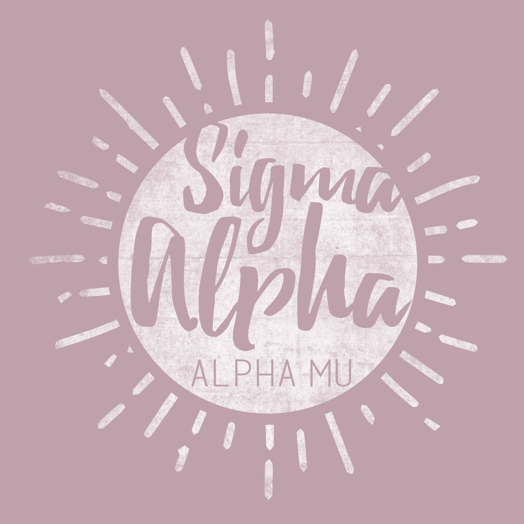 Sigma Alpha Hand Drawn Sun Design