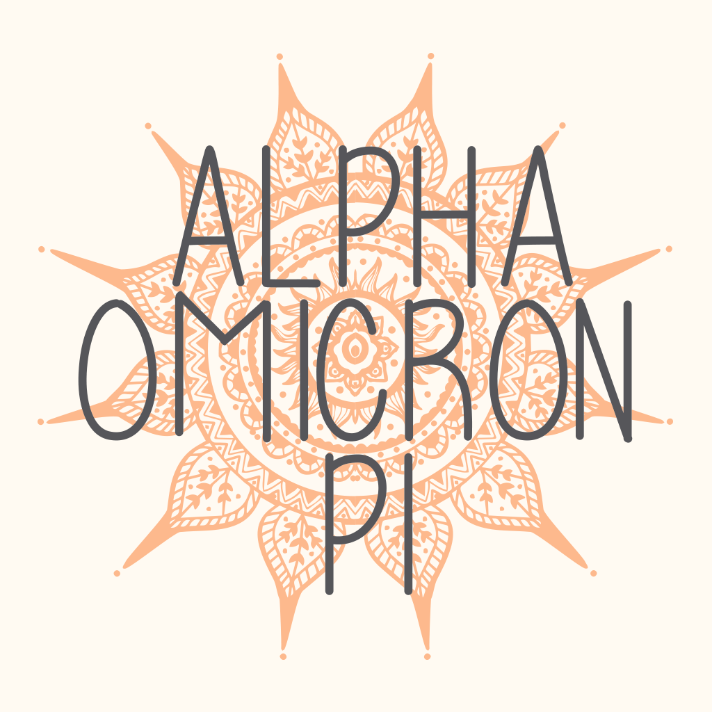 Aopi Symbol Alpha Omicron Pi Mandala Design | College Hill