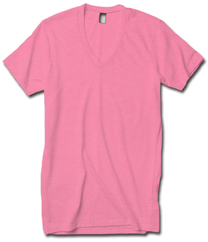 American Apparel BB456 Poly Cotton Short Sleeve V Neck