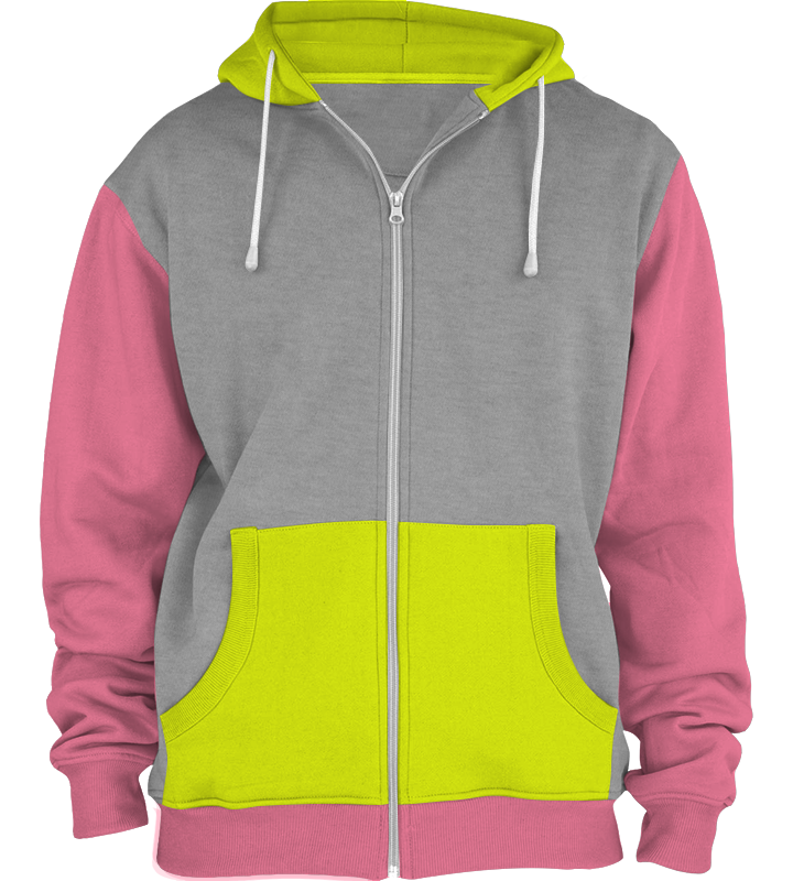 American Apparel F497 Flex Fleece Zip Hoodie College Hill