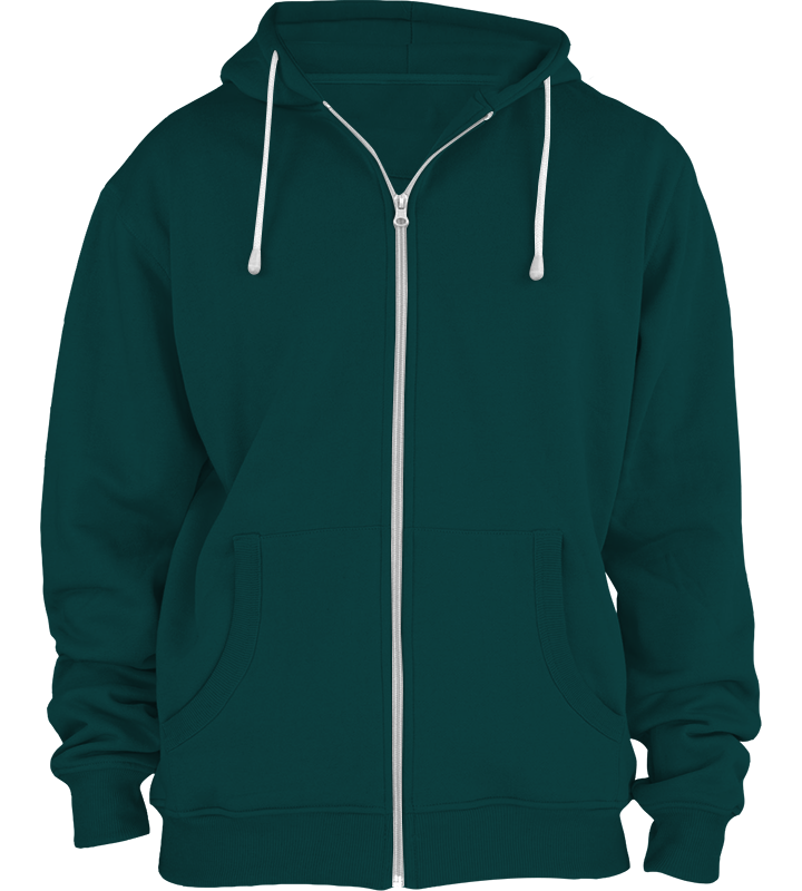 American Apparel F497 Flex Fleece Zip Hoodie College Hill