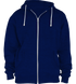 American Apparel MT497 Salt and Pepper Zip Hoodie