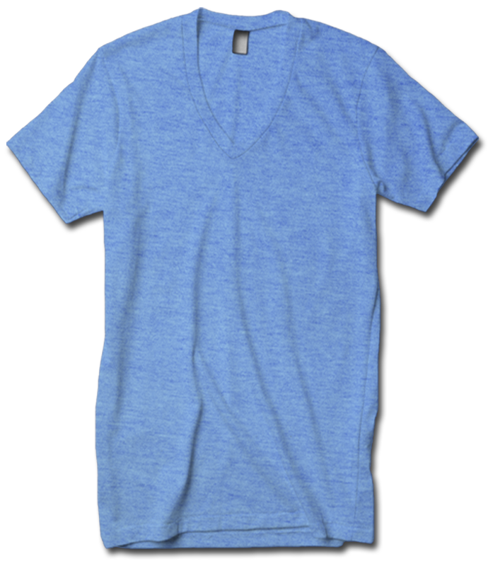 American Apparel Tri-Blend V-Neck – College Hill