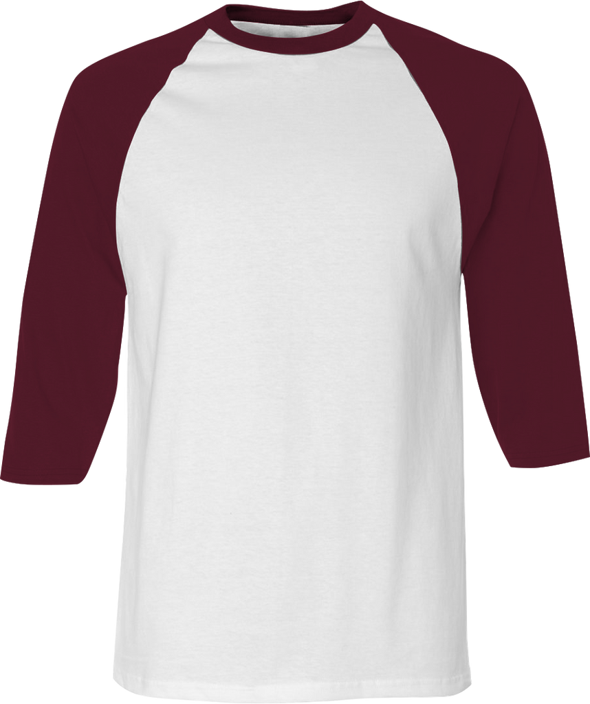 American Apparel BB453 3/4 Sleeve Raglan Shirt