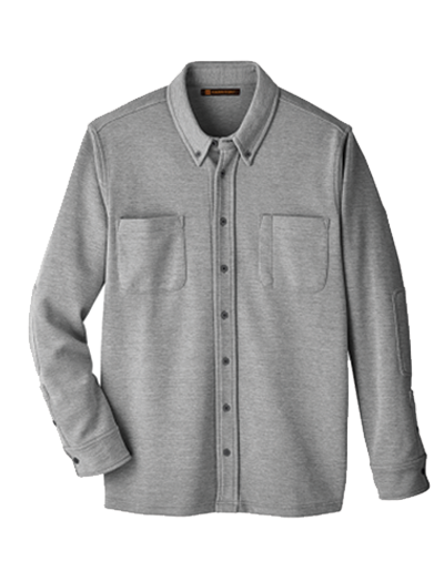 Harriton Adult StainBloc™ Pique Fleece Shirt-Jacket