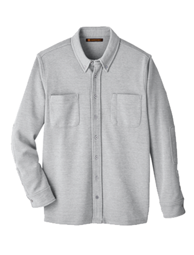 Harriton Adult StainBloc™ Pique Fleece Shirt-Jacket