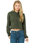 Bella + Canvas Ladies' Cropped Fleece Hoodie