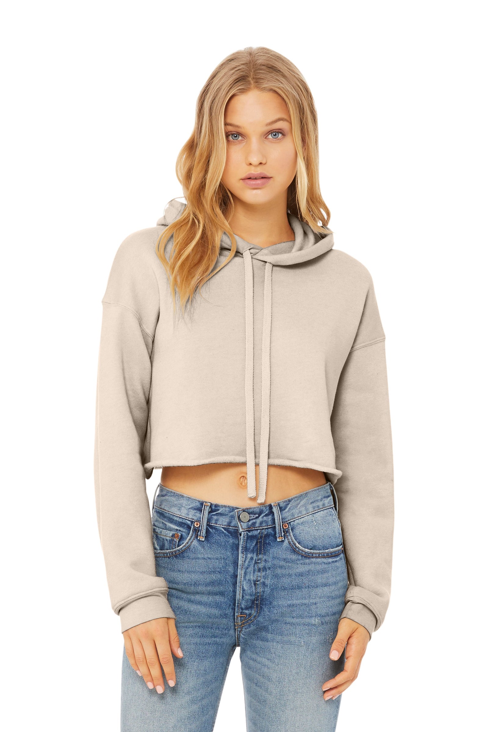BELLA+CANVAS ® Women’s Sponge Fleece Cropped Fleece Hoodie