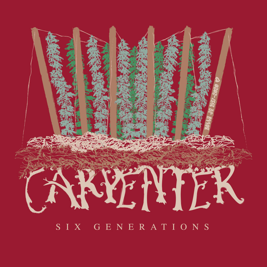 Carpenter Six Generations Hop Designs