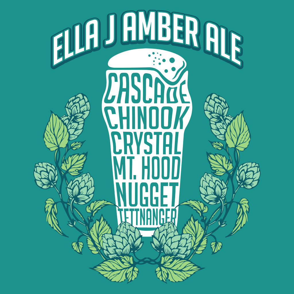 Ella J Amber Ale Design