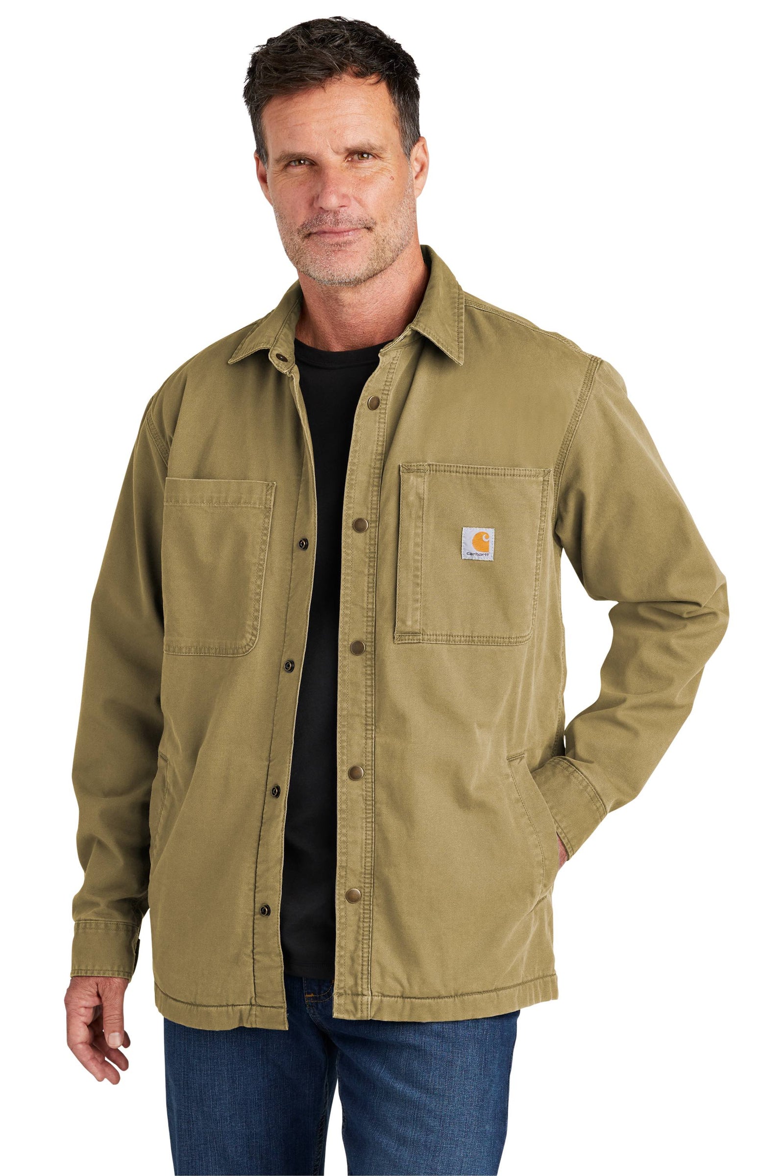 Carhartt® Rugged Flex® Fleece-Lined Shirt Jacket