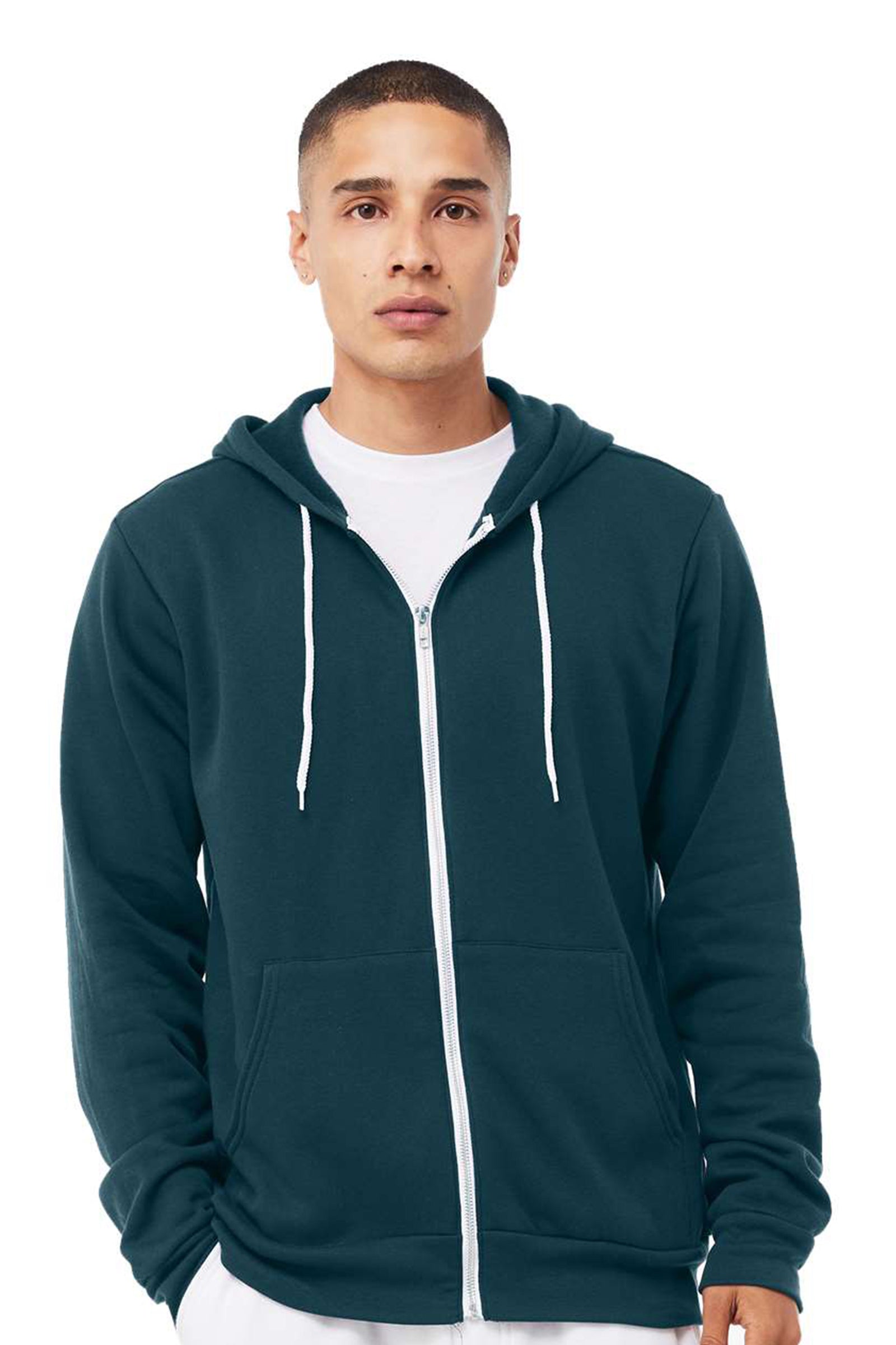 BELLA + CANVAS Unisex Sponge Fleece Full-Zip Hoodie