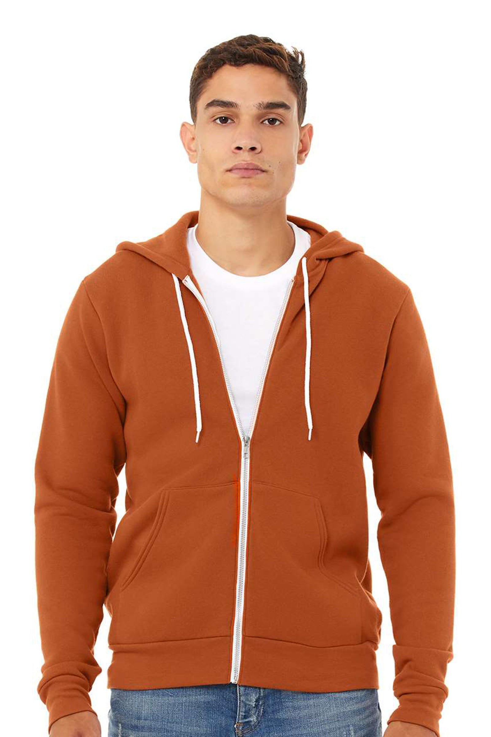 BELLA + CANVAS Unisex Sponge Fleece Full-Zip Hoodie
