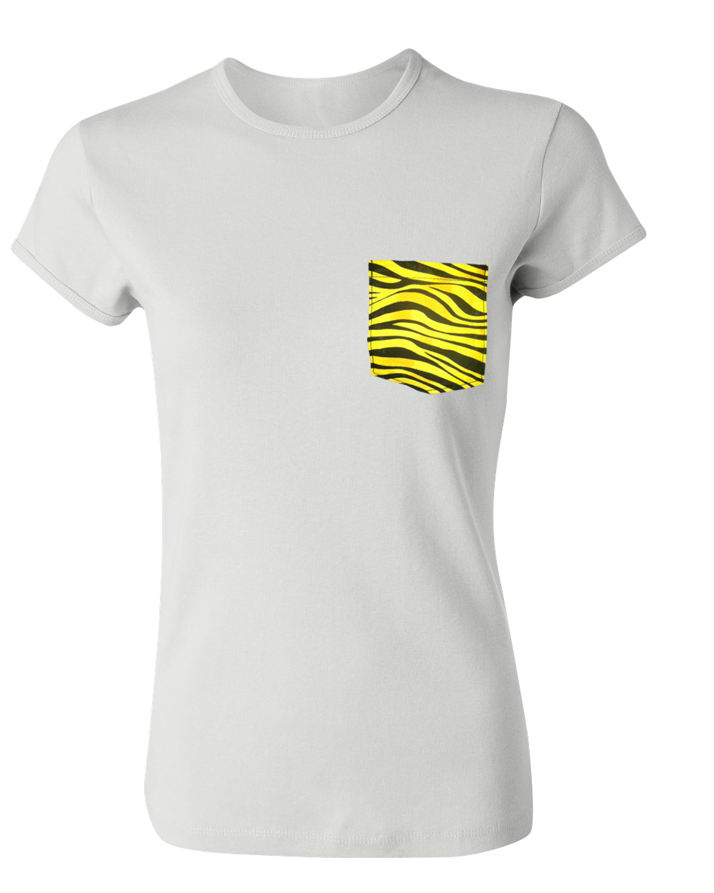 Yellow Zebra Custom Pocket