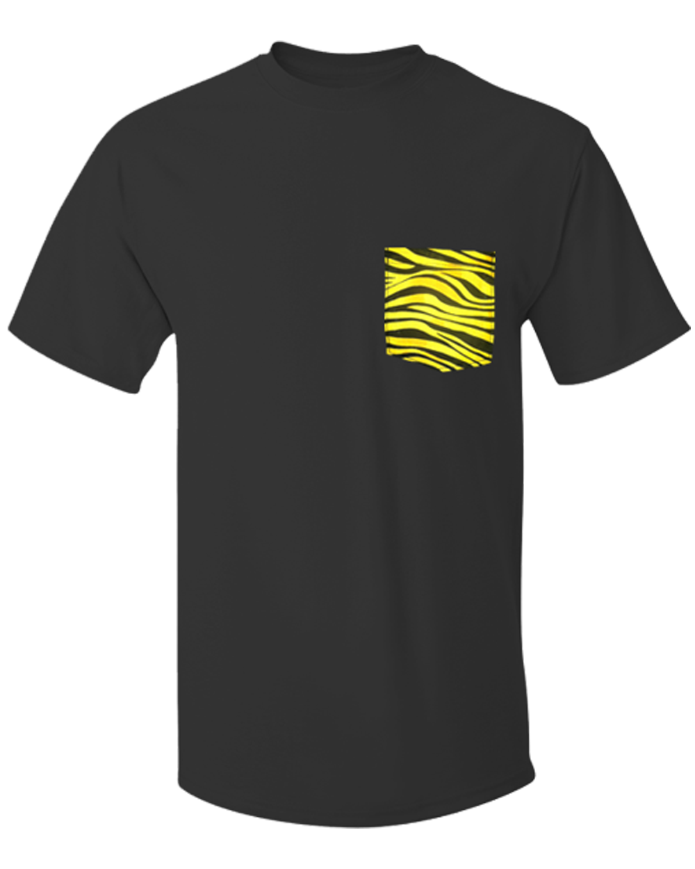 Yellow Zebra Custom Pocket