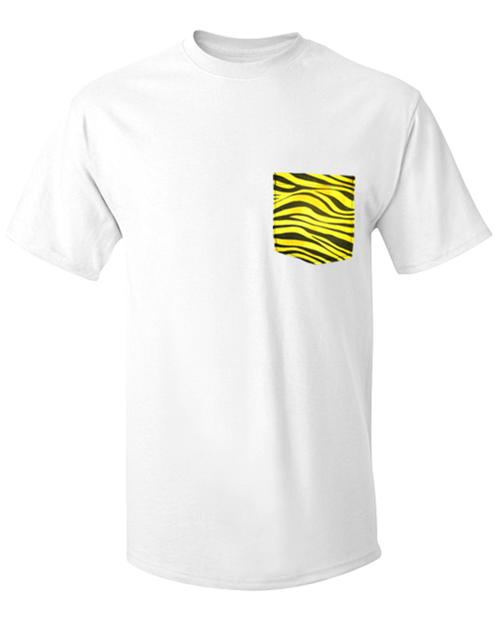 Yellow Zebra Custom Pocket