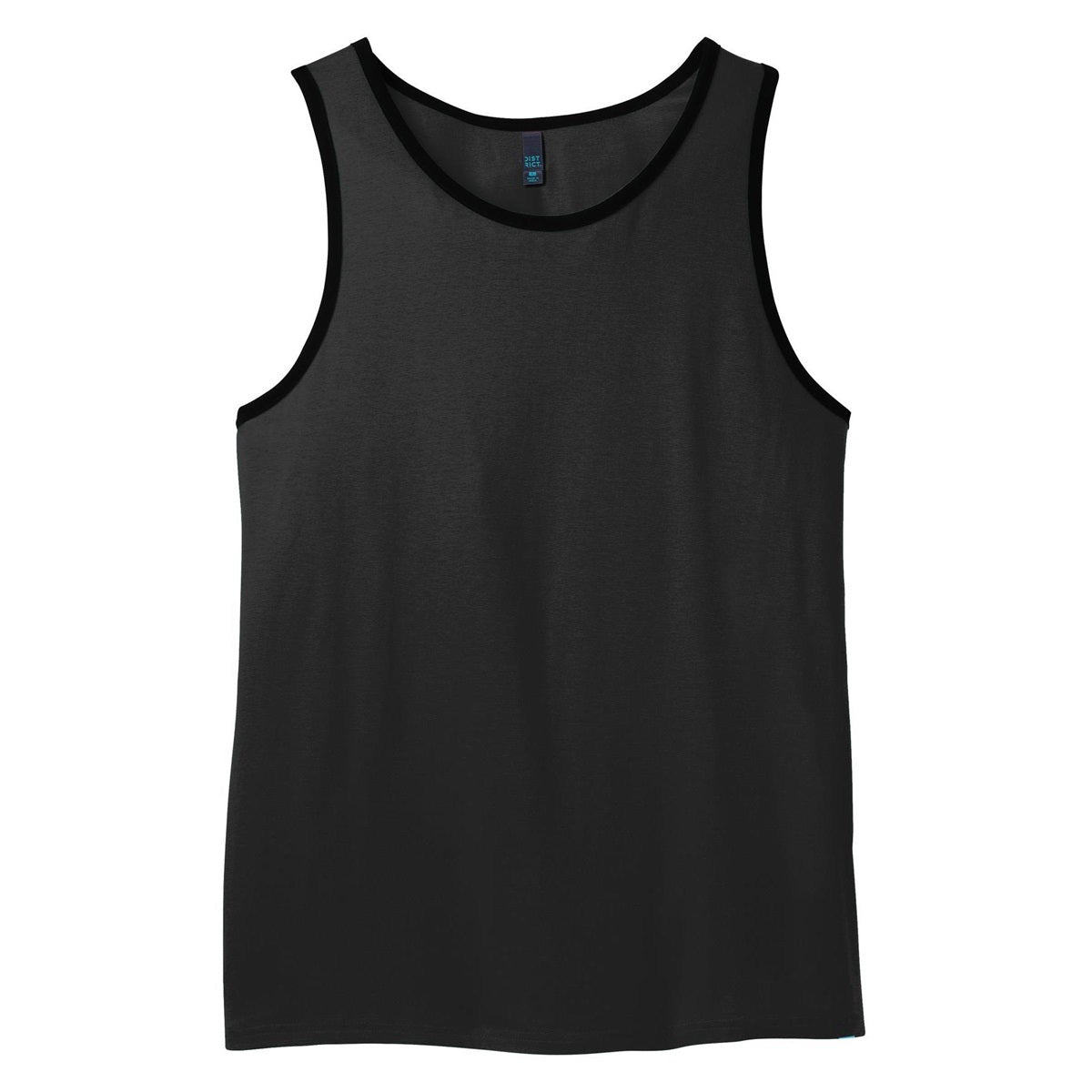 District Young Mens Cotton Ringer Tank