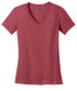 District Made DM1170L Ladies Perfect Weight V-Neck  (Available in 11 Colors)
