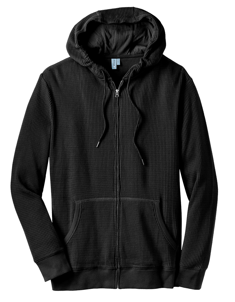 District Heavyweight Thermal Full-Zip Hoodie