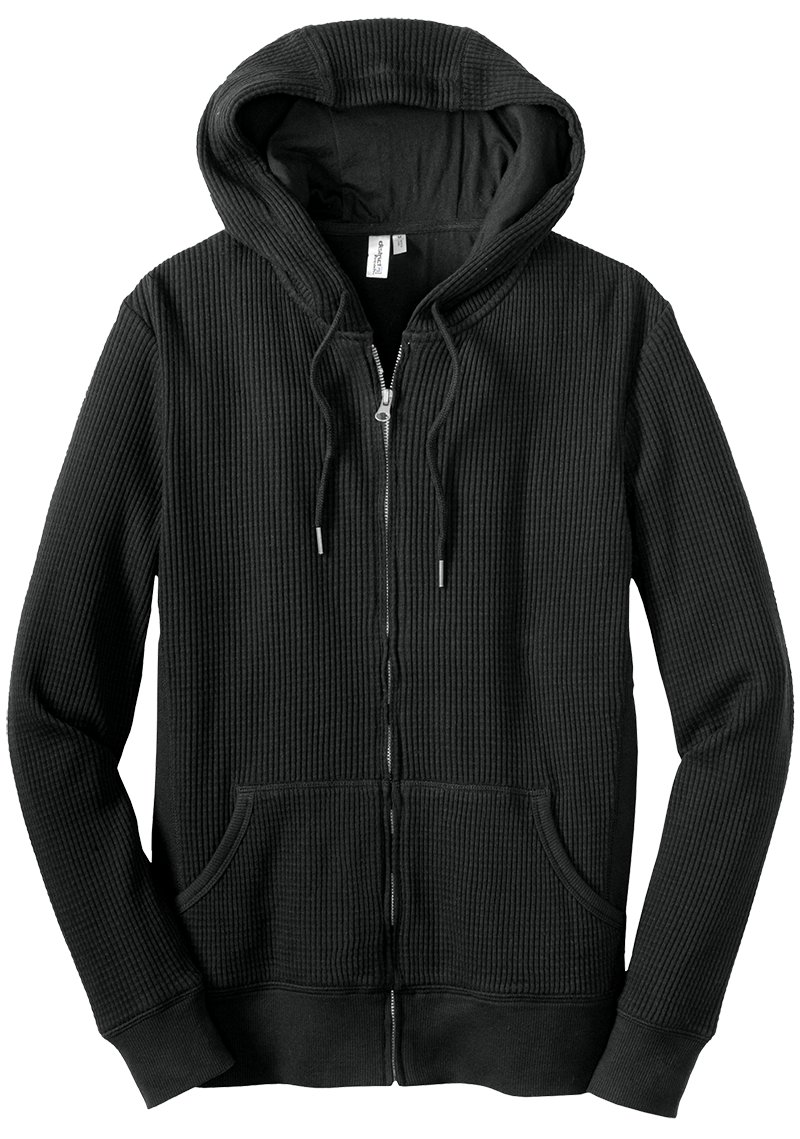 District Heavyweight Thermal Full-Zip Hoodie