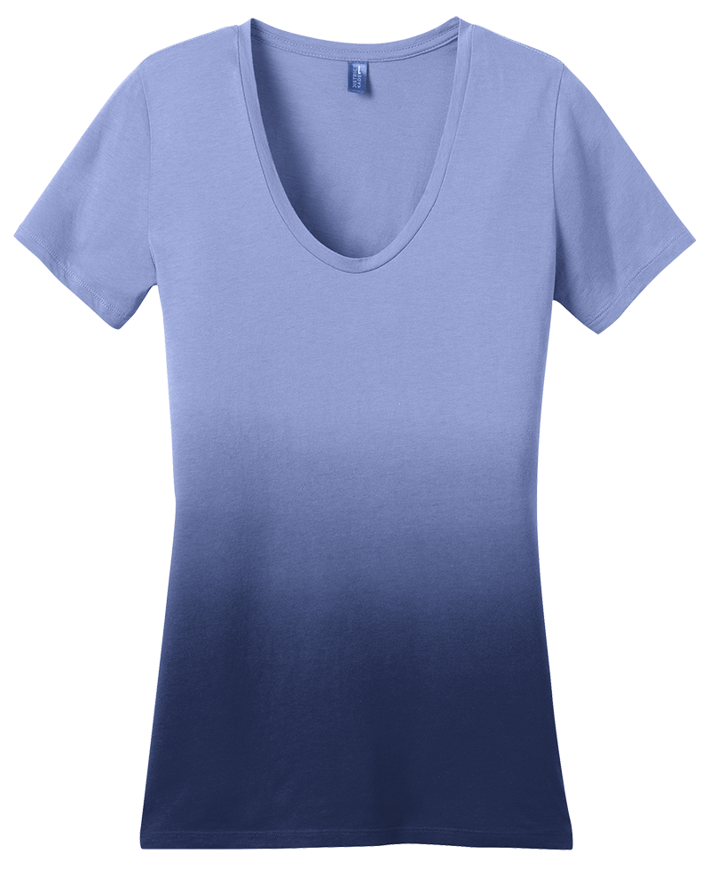 District DM3310 Dip Dye Tee