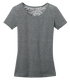 District DM441 Ladies Tri-Blend Lace Tee