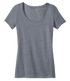 District DM471 Ladies Textured Scoop Tee