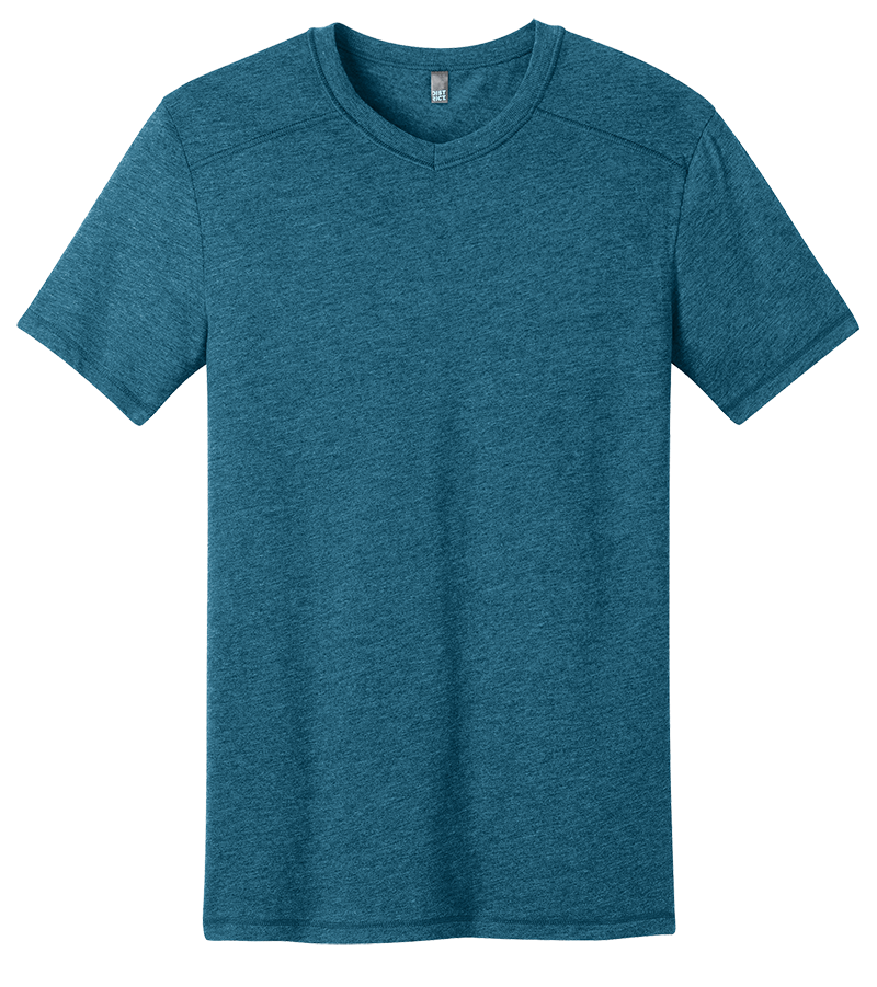 District DT1400 Gravel Notch Crew Tee