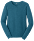 District DT1401 Gravel Long Sleeve Henley Tee