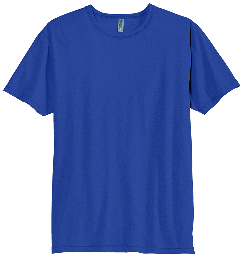 District DT140 Young Mens Slub Crew Neck Tee