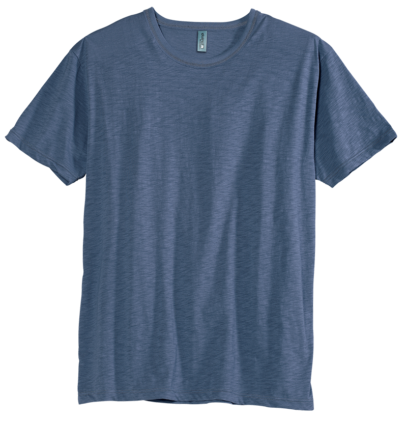 District DT140 Young Mens Slub Crew Neck Tee