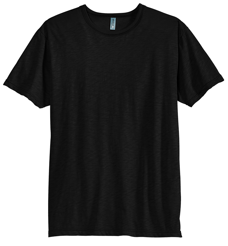 District DT140 Young Mens Slub Crew Neck Tee