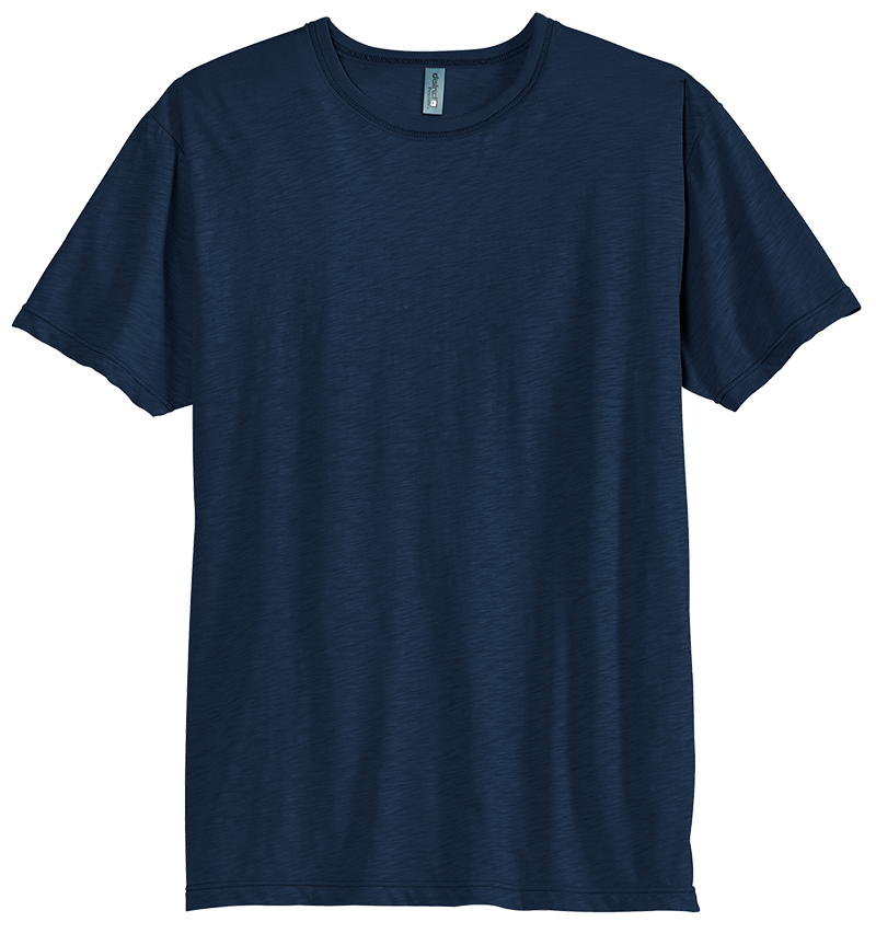 District DT140 Young Mens Slub Crew Neck Tee