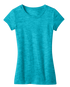 District DT2001 Juniors Extreme Heather Cap Sleeve Tee