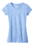 District DT2001 Juniors Extreme Heather Cap Sleeve Tee